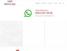 Tablet Screenshot of gebzeikincielesya.com